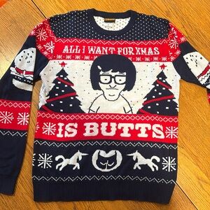 Bobs Burgers Tina Belcher Ugly Christmas sweater